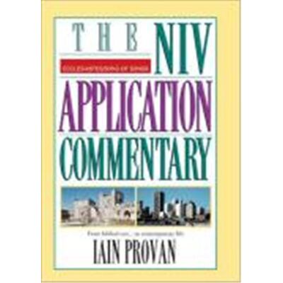Zondervan Ecclesiastes/Song of Songs, Niv Application Commentary Series - Publicité Zondervan Ecclesiastes/Song of Songs, Niv Application Commentary Series - Publicité