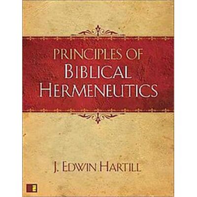 Zondervan Principles of Biblical Hermeneutics - Publicité Zondervan Principles of Biblical Hermeneutics - Publicité