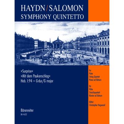 Partitions classique BARENREITER HAYDN J./SALOMON J.P. - SYMPHONY QUINTETTO SURPRISE G MAJOR HOB.I:94 - CONDUCTEUR Grand format - Publicité Partitions classique BARENREITER HAYDN J./SALOMON J.P. - SYMPHONY QUINTETTO SURPRISE G MAJOR HOB.I:94 - CONDUCTEUR Grand format - Publicité