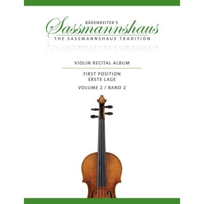 Partitions classique BARENREITER SASSMANNSHAUS - VIOLIN RECITAL TIME VOL.2 Violon - Publicité Partitions classique BARENREITER SASSMANNSHAUS - VIOLIN RECITAL TIME VOL.2 Violon - Publicité