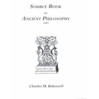 Kessinger Pub Source Book in Ancient Philosophy, 1907 - Publicité Kessinger Pub Source Book in Ancient Philosophy, 1907 - Publicité