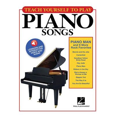 Hal Leonard Teach Yourself To Play ""Piano Man"" And 9 More Rock Hits + Online Audio And Video Access - Publicité Hal Leonard Teach Yourself To Play ""Piano Man"" And 9 More Rock Hits + Online Audio And Video Access - Publicité