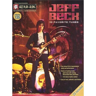Hal Leonard Jazz Play-Along Vol.135 Jeff Beck + Cd - Publicité Hal Leonard Jazz Play-Along Vol.135 Jeff Beck + Cd - Publicité