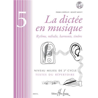 LEMOINE LA DICTEE EN MUSIQUE MILIEU DE 2 CYCLE - Publicité LEMOINE LA DICTEE EN MUSIQUE MILIEU DE 2 CYCLE - Publicité