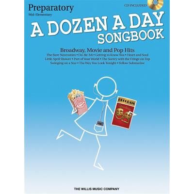 Hal Leonard Dozen A Day Book 1 Songbook Broadway, Movie And Pop Hits Songbook + Cd - Publicité Hal Leonard Dozen A Day Book 1 Songbook Broadway, Movie And Pop Hits Songbook + Cd - Publicité