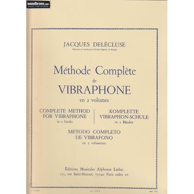 Leduc Alphonse Méthodes et pédagogie LEDUC DELECLUSE J. - METHODE DE VIBRAPHONE VOL. 1 Autres claviers - Publicité Leduc Alphonse Méthodes et pédagogie LEDUC DELECLUSE J. - METHODE DE VIBRAPHONE VOL. 1 Autres claviers - Publicité