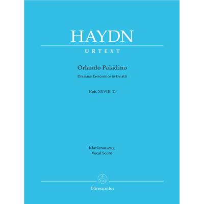 Partitions classique BARENREITER HAYDN J. - ORLANDO PALADINO HOB. XXVIII:11 - CHANT, PIANO Voix solo, piano - Publicité Partitions classique BARENREITER HAYDN J. - ORLANDO PALADINO HOB. XXVIII:11 - CHANT, PIANO Voix solo, piano - Publicité