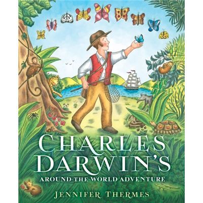 Abrams Charles Darwins Around The World Adventu - Publicité Abrams Charles Darwins Around The World Adventu - Publicité
