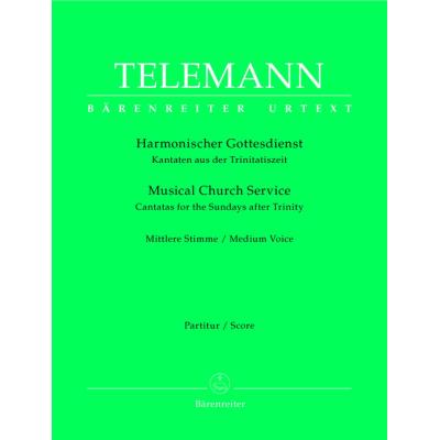 Partitions classique BARENREITER TELEMANN G.P. - HARMONISHER GOTTESDIENST, KANTATEN AUS DER TRINITATISZEIT Alto, instruments - Publicité Partitions classique BARENREITER TELEMANN G.P. - HARMONISHER GOTTESDIENST, KANTATEN AUS DER TRINITATISZEIT Alto, instruments - Publicité