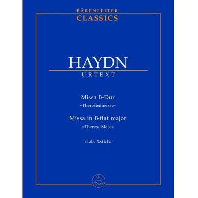 Partitions classique BARENREITER TASCHENPARTITUREN HAYDN JOSEPH - MISSA B-DUR HOB.XXII:12 - CONDUCTEUR POCHE Format poche - Publicité Partitions classique BARENREITER TASCHENPARTITUREN HAYDN JOSEPH - MISSA B-DUR HOB.XXII:12 - CONDUCTEUR POCHE Format poche - Publicité