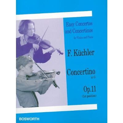 Bosworth Concertino in G, Op. 11 (1st and 3rd Position) - Publicité Bosworth Concertino in G, Op. 11 (1st and 3rd Position) - Publicité