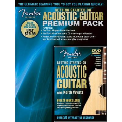 Méthodes et pédagogie HAL LEONARD FENDER PRESENTS GETTING STARTED ON ACOUSTIC GUITAR A+ CD/DVD - ACOUSTIC GUITAR Guitare acoustique - Publicité Méthodes et pédagogie HAL LEONARD FENDER PRESENTS GETTING STARTED ON ACOUSTIC GUITAR A+ CD/DVD - ACOUSTIC GUITAR Guitare acoustique - Publicité