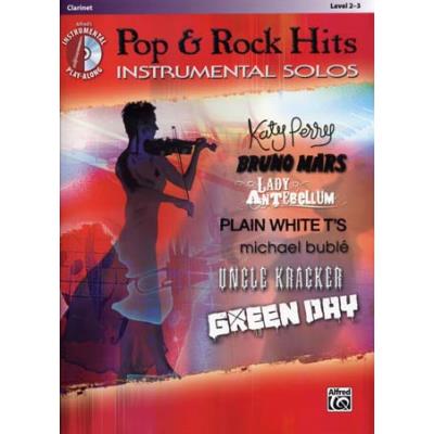 Partitions variété, pop, rock... ALFRED PUBLISHING POP & ROCK HITS INSTRUMENTAL SOLOS CLARINET + CD Vents - Publicité Partitions variété, pop, rock... ALFRED PUBLISHING POP & ROCK HITS INSTRUMENTAL SOLOS CLARINET + CD Vents - Publicité