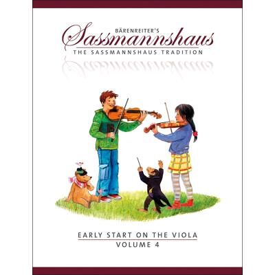 Méthodes et pédagogie BARENREITER SASSMANNSHAUS EGON & KURT - EARLY START ON THE VIOLA VOL.4 Alto - Publicité Méthodes et pédagogie BARENREITER SASSMANNSHAUS EGON & KURT - EARLY START ON THE VIOLA VOL.4 Alto - Publicité