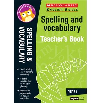 Spelling And Vocabulary Teacher'S Book (Year 1) (Scholastic English Skills) (Paperback) - Publicité Spelling And Vocabulary Teacher'S Book (Year 1) (Scholastic English Skills) (Paperback) - Publicité