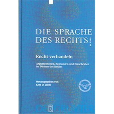 Walter De Gruyter Inc Recht Verhandeln - Publicité Walter De Gruyter Inc Recht Verhandeln - Publicité