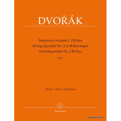 Partitions classique BARENREITER DVORAK A. - STRING QUARTET N°2 IN B-FLAT MAJOR B 17 - SET DE PARTIES Musique de chambre - Publicité Partitions classique BARENREITER DVORAK A. - STRING QUARTET N°2 IN B-FLAT MAJOR B 17 - SET DE PARTIES Musique de chambre - Publicité