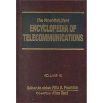 Marcel Dekker Inc Encyclopedia of Telecommunications - Publicité Marcel Dekker Inc Encyclopedia of Telecommunications - Publicité