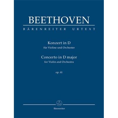 Barenreiter Beethoven Ludwig Van Concerto Pour Violon Opus 61 - Conducteur Poche - Publicité Barenreiter Beethoven Ludwig Van Concerto Pour Violon Opus 61 - Conducteur Poche - Publicité