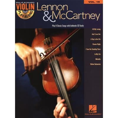 Hal Leonard Violin Playalong Vol.019 Lennon & Mccartney + Cd - Publicité Hal Leonard Violin Playalong Vol.019 Lennon & Mccartney + Cd - Publicité