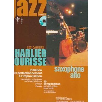 Leduc Les Cahiers Charlier Sourisse Saxophone Alto + Cd - Publicité Leduc Les Cahiers Charlier Sourisse Saxophone Alto + Cd - Publicité