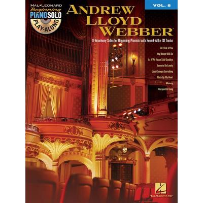Hal Leonard Beginning Piano Solo Play-Along Vol.008 Andrew Lloyd Weber + Cd - Publicité Hal Leonard Beginning Piano Solo Play-Along Vol.008 Andrew Lloyd Weber + Cd - Publicité