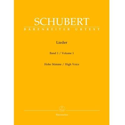Partitions classique BARENREITER SCHUBERT FRANZ - LIEDER VOL.1 - VOIX HAUTE, PIANO Soprano, piano - Publicité Partitions classique BARENREITER SCHUBERT FRANZ - LIEDER VOL.1 - VOIX HAUTE, PIANO Soprano, piano - Publicité