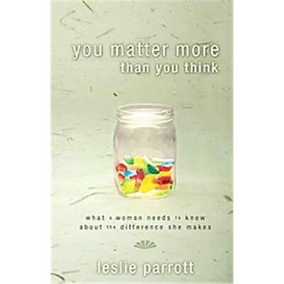 Zondervan You Matter More Than You Think - Publicité Zondervan You Matter More Than You Think - Publicité