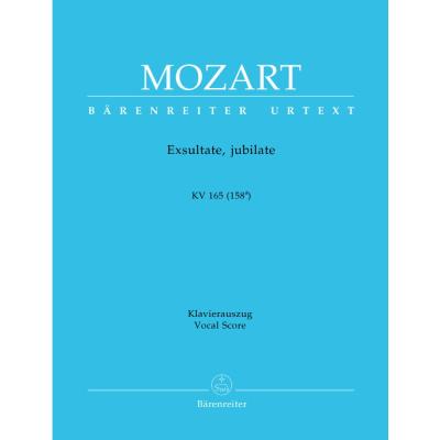Partitions classique BARENREITER MOZART W.A. - EXSULTATE, JUBILATE KV 165 (158A) - REDUCTION CHANT, PIANO Soprano, piano - Publicité Partitions classique BARENREITER MOZART W.A. - EXSULTATE, JUBILATE KV 165 (158A) - REDUCTION CHANT, PIANO Soprano, piano - Publicité