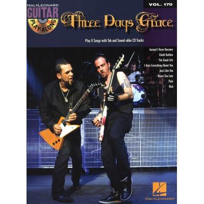 Hal Leonard Guitar Play-Along Vol.170 Three Days Grace + Cd - Publicité Hal Leonard Guitar Play-Along Vol.170 Three Days Grace + Cd - Publicité