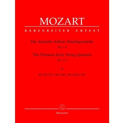 Partitions classique BARENREITER MOZART W.A. - 13 EARLY STRING QUARTET VOL.1 : N°1 A 4 - 2 VIOLONS, ALTO, VIOLONCELLE Ensemble à cordes - Publicité Partitions classique BARENREITER MOZART W.A. - 13 EARLY STRING QUARTET VOL.1 : N°1 A 4 - 2 VIOLONS, ALTO, VIOLONCELLE Ensemble à cordes - Publicité
