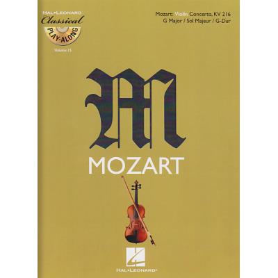 Partitions classique HAL LEONARD MOZART W.A. - CONCERTO EN SOL MAJEUR KV 216 + CD - VIOLON Violon - Publicité Partitions classique HAL LEONARD MOZART W.A. - CONCERTO EN SOL MAJEUR KV 216 + CD - VIOLON Violon - Publicité