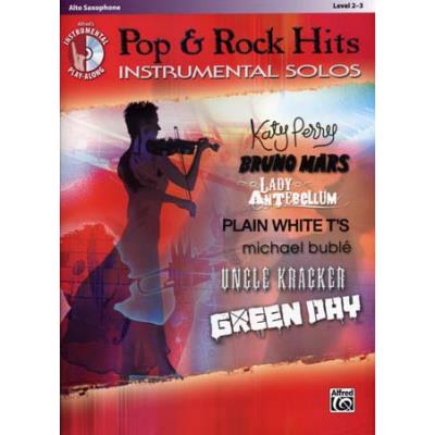 Partitions variété, pop, rock... ALFRED PUBLISHING POP & ROCK HITS INSTRUMENTAL SOLOS ALTO SAX + CD Vents - Publicité Partitions variété, pop, rock... ALFRED PUBLISHING POP & ROCK HITS INSTRUMENTAL SOLOS ALTO SAX + CD Vents - Publicité