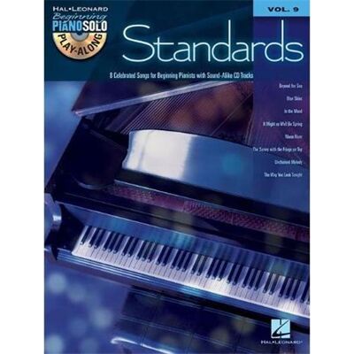 Hal Leonard Beginning Piano Solo Play-Along Vol.009 Standards + Cd - Publicité Hal Leonard Beginning Piano Solo Play-Along Vol.009 Standards + Cd - Publicité