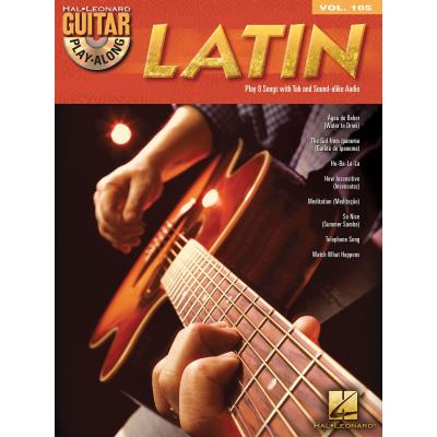 Hal Leonard Guitar Play-Along Vol.105 Latin + Cd - Publicité Hal Leonard Guitar Play-Along Vol.105 Latin + Cd - Publicité