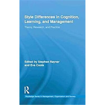 Routledge Style Differences in Cognition, Learning, and Management - Publicité Routledge Style Differences in Cognition, Learning, and Management - Publicité