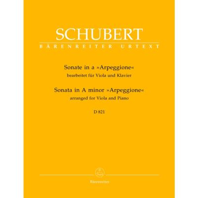 Partitions classique BARENREITER SCHUBERT F. - SONATE ARPERGGIONE EN LA MINEUR D 821 - ALTO, PIAN0 Alto - Publicité Partitions classique BARENREITER SCHUBERT F. - SONATE ARPERGGIONE EN LA MINEUR D 821 - ALTO, PIAN0 Alto - Publicité