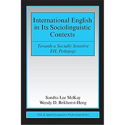 Routledge International English in its Sociolinguistic Contexts, Esl & Applied Linguistics Professional Series - Publicité Routledge International English in its Sociolinguistic Contexts, Esl & Applied Linguistics Professional Series - Publicité