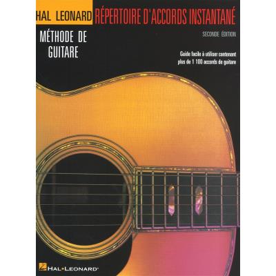 Hal Leonard Methode De Guitare Repertoire D'Accords Instantane En Français - Publicité Hal Leonard Methode De Guitare Repertoire D'Accords Instantane En Français - Publicité