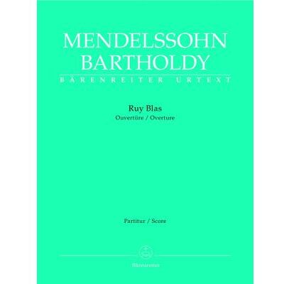 Partitions classique BARENREITER MENDELSSOHN BARTHOLDY F. - OUVERTURE DE RUY BLAS - CONDUCTEUR Grand format - Publicité Partitions classique BARENREITER MENDELSSOHN BARTHOLDY F. - OUVERTURE DE RUY BLAS - CONDUCTEUR Grand format - Publicité