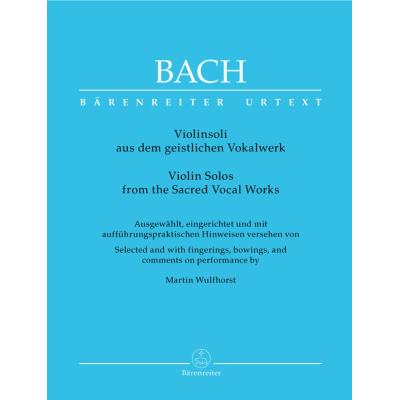 Partitions classique BARENREITER BACH J.S. - SOLOS DES PIÈCES VOCALES SACRÉES - VIOLON Violon - Publicité Partitions classique BARENREITER BACH J.S. - SOLOS DES PIÈCES VOCALES SACRÉES - VIOLON Violon - Publicité