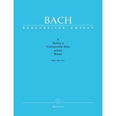 Partitions classique BARENREITER BACH J.S. - 6 SUITES A VIOLONCELLO SOLO SENZA BASSO BWV 1007-1012 - VIOLONCELLE Violoncelle - Publicité Partitions classique BARENREITER BACH J.S. - 6 SUITES A VIOLONCELLO SOLO SENZA BASSO BWV 1007-1012 - VIOLONCELLE Violoncelle - Publicité