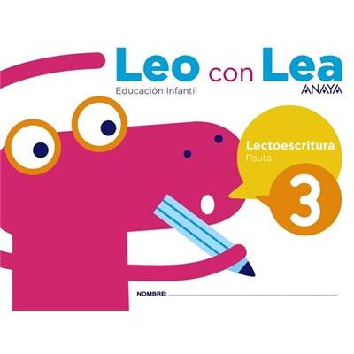 Anaya Leo Con Lea 3 Pauta 5 Años - Publicité Anaya Leo Con Lea 3 Pauta 5 Años - Publicité