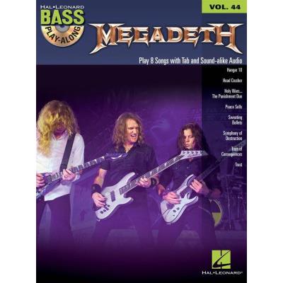 Hal Leonard Bass Play-Along Vol.44 Megadeath + Cd - Publicité Hal Leonard Bass Play-Along Vol.44 Megadeath + Cd - Publicité
