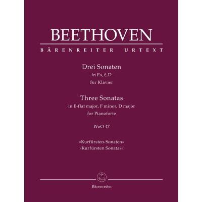 Barenreiter 3 sonates WoO47 dites Kurfursten (à L'Electeur) --- Piano - Publicité Barenreiter 3 sonates WoO47 dites Kurfursten (à L'Electeur) --- Piano - Publicité