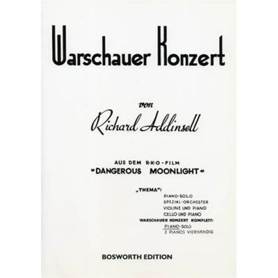 BOSWORTH WARSCHAUER KONZERT PIANO SOLO - Publicité BOSWORTH WARSCHAUER KONZERT PIANO SOLO - Publicité
