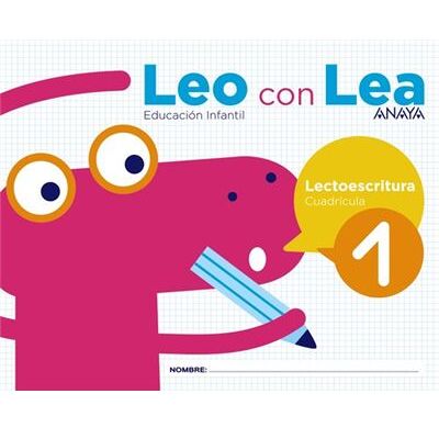 Anaya Leo Con Lea 1 Cuadrícula 4 Años - Publicité Anaya Leo Con Lea 1 Cuadrícula 4 Años - Publicité