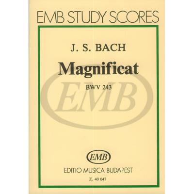 Partitions classique EMB (Editio Musica Budapest) BACH J.S. MAGNIFICAT BWV 243 ORATORIUM Format poche - Publicité Partitions classique EMB (Editio Musica Budapest) BACH J.S. MAGNIFICAT BWV 243 ORATORIUM Format poche - Publicité