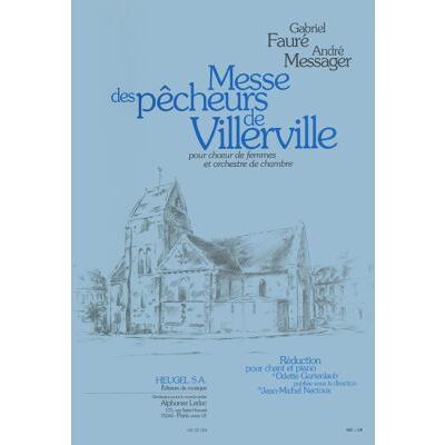 Leduc messe des pêcheurs de villerville chœur en accolade - Publicité Leduc messe des pêcheurs de villerville chœur en accolade - Publicité