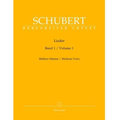 Partitions classique BARENREITER SCHUBERT FRANZ - LIEDER VOL.1 - VOIX MOYENNE, PIANO Ténor, piano - Publicité Partitions classique BARENREITER SCHUBERT FRANZ - LIEDER VOL.1 - VOIX MOYENNE, PIANO Ténor, piano - Publicité